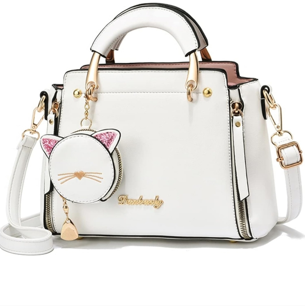 White purse